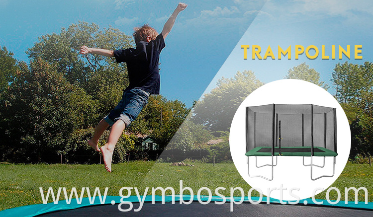 Wholesale Good Quality Fitness Trampoline Large Square Rectangle Outdoor Trampoline